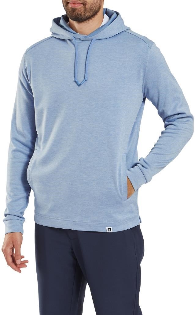 FootJoy Lightweight Hoodie pánska mikina, heather blue jay