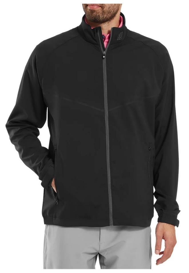 FootJoy Full-Zip Zephyr Windshirt pánska bunda, čierna