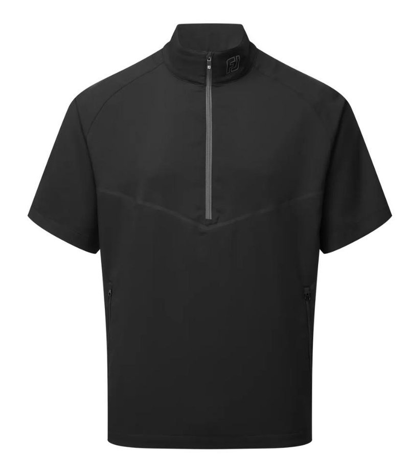 FootJoy Zephyr Short Sleeve Windshirt pánska bunda, čierna