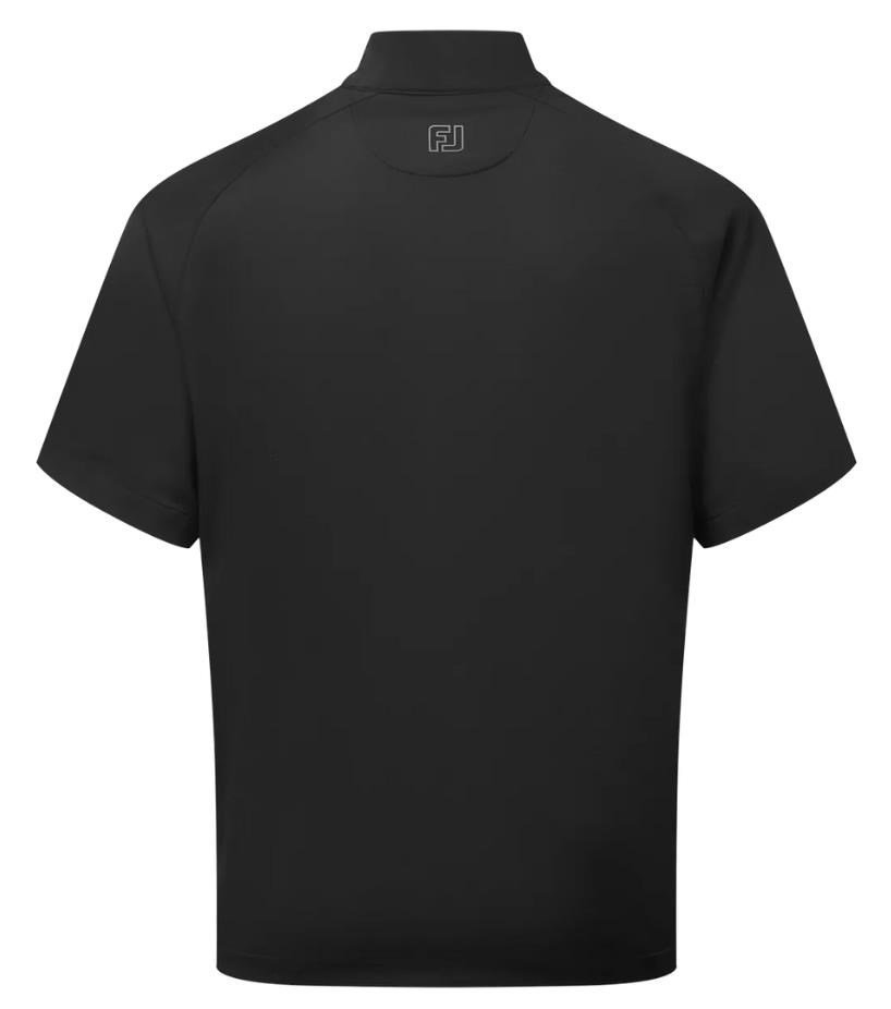 FootJoy Zephyr Short Sleeve Windshirt pánska bunda, čierna