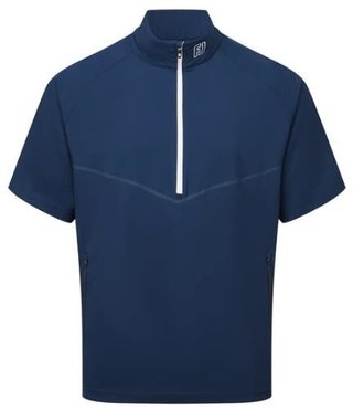 FootJoy Zephyr Short Sleeve Windshirt pánska bunda do vetra, navy