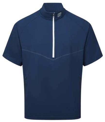 FootJoy Zephyr Short Sleeve Windshirt pánska bunda do vetra, navy