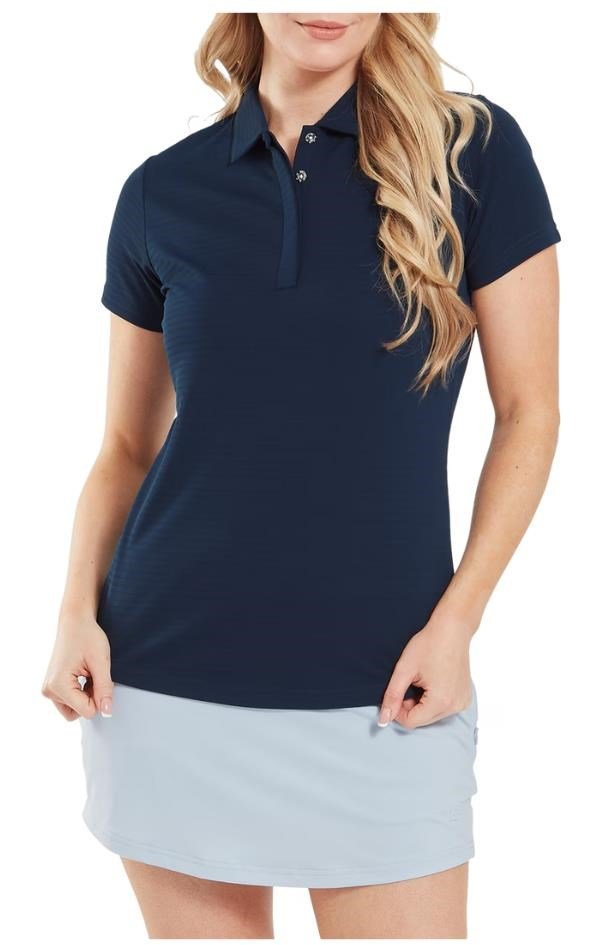 FootJoy Jacquard SS dámske polo, navy