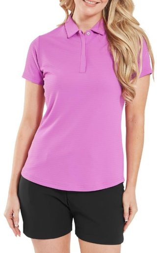 FootJoy Jacquard SS dámske polo, berry