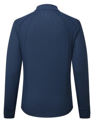 FootJoy Embossed Full-Zip Midlayer dámska mikina, navy