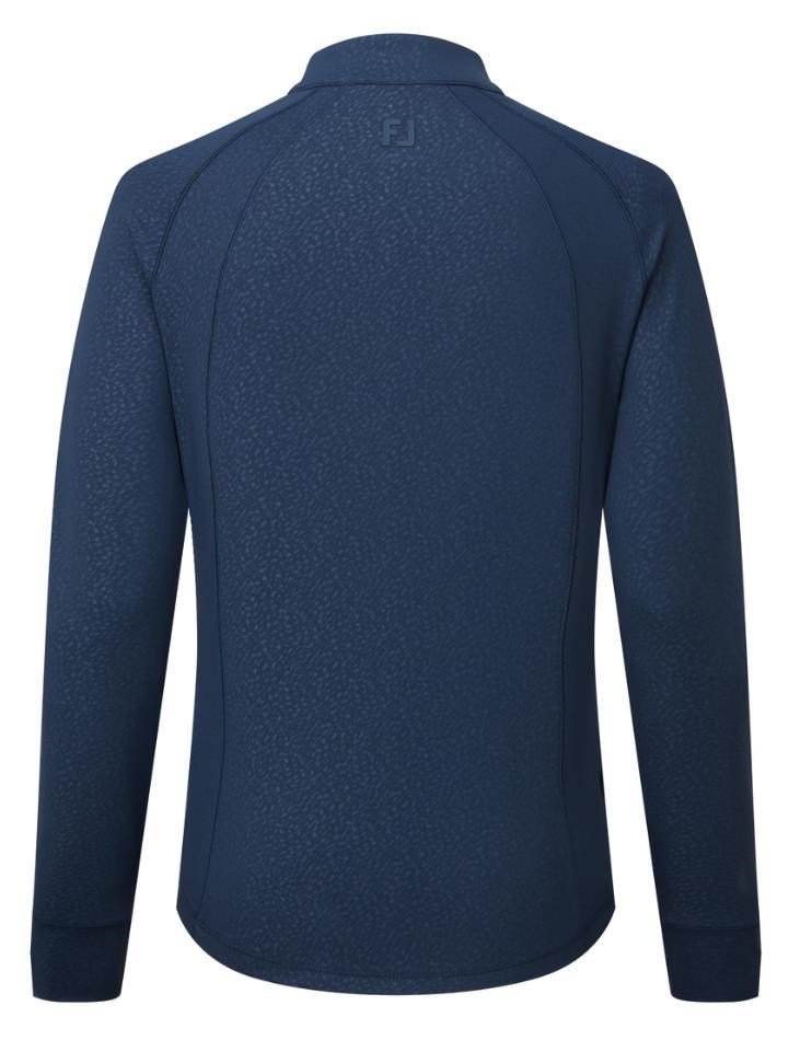 FootJoy Embossed Full-Zip Midlayer dámska mikina, navy