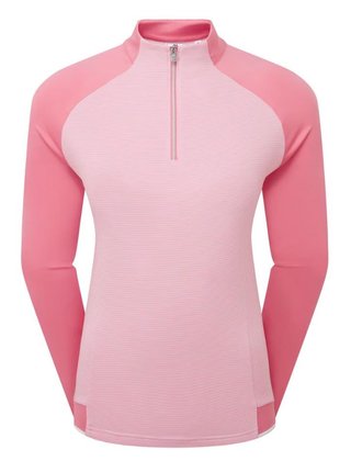 FootJoy 1/4-Zip Midlayer dámska mikina, pink lemonade