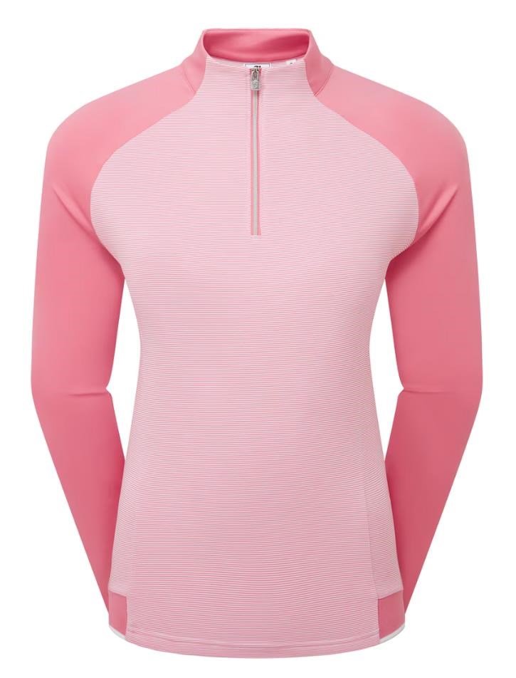 FootJoy 1/4-Zip Midlayer dámska mikina, pink lemonade