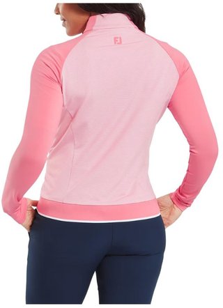 FootJoy 1/4-Zip Midlayer dámska mikina, pink lemonade