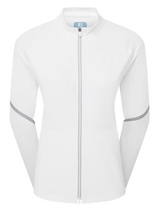FootJoy TempoSeries Full-Zip dámska bunda, biela/strieborná