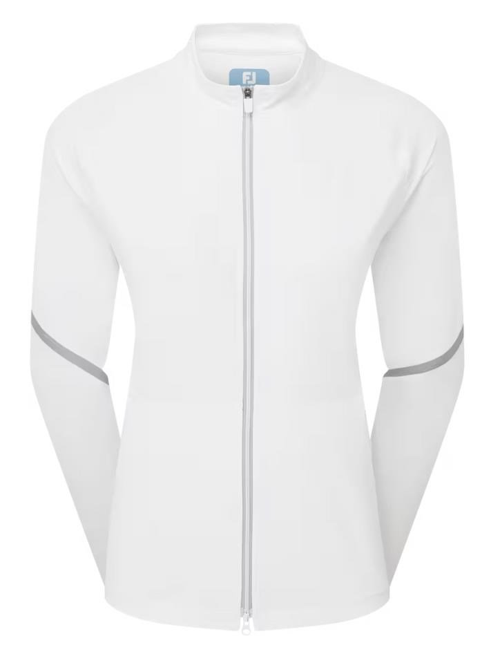 FootJoy TempoSeries Full-Zip dámska bunda, biela/strieborná