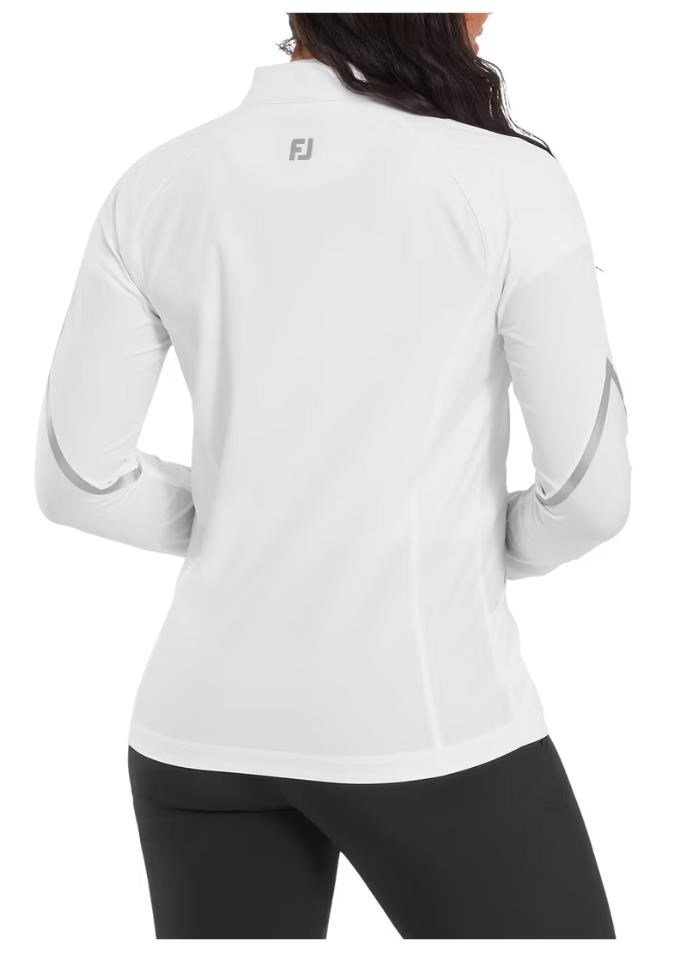 FootJoy TempoSeries Full-Zip dámska bunda, biela/strieborná