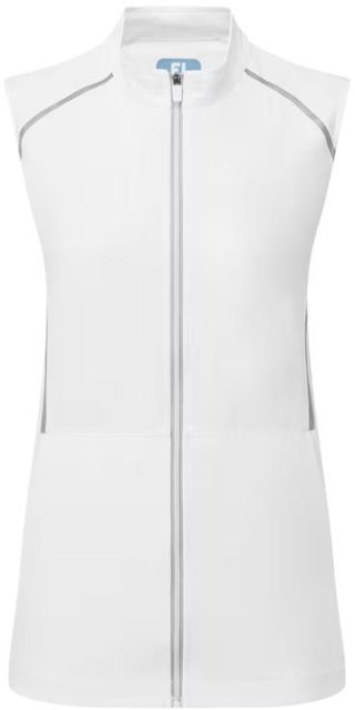 FootJoy TempoSeries Full-Zip dámska vesta, biela/strieborná