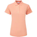 FootJoy Stretch Pique Solid dámske polo, papaya