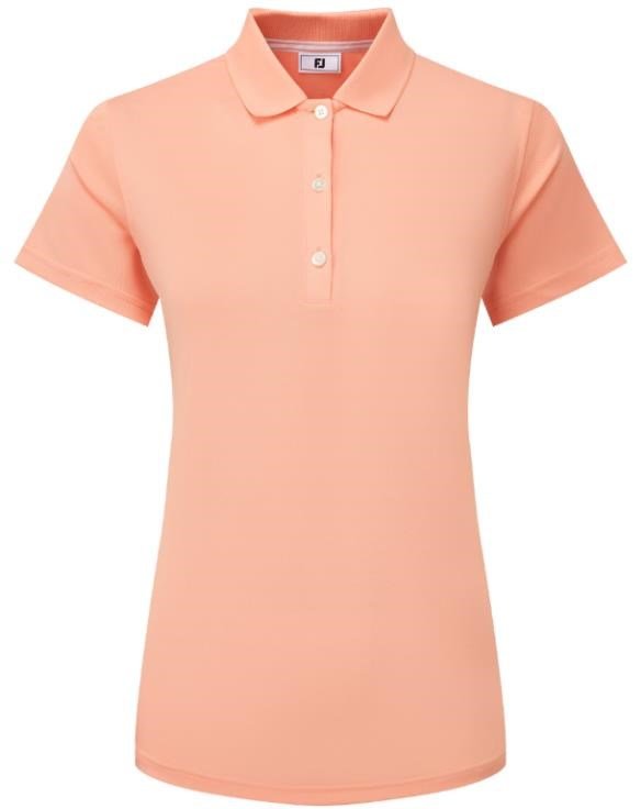 FootJoy Stretch Pique Solid dámske polo, papaya