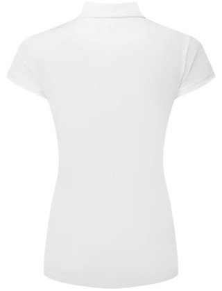 FootJoy Cap Sleeve Lisle dámske polo, biele