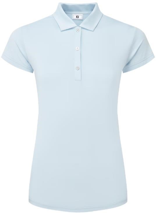 FootJoy Cap Sleeve Lisle dámske polo, skyway
