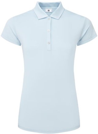 FootJoy Cap Sleeve Lisle dámske polo, skyway
