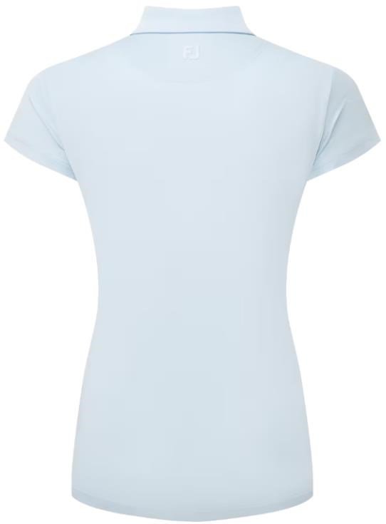 FootJoy Cap Sleeve Lisle dámske polo, skyway