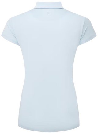 FootJoy Cap Sleeve Lisle dámske polo, skyway