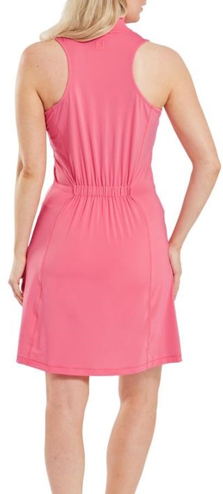 FootJoy 1/4-Zip Sleeveless dámske šaty, pink lemonade
