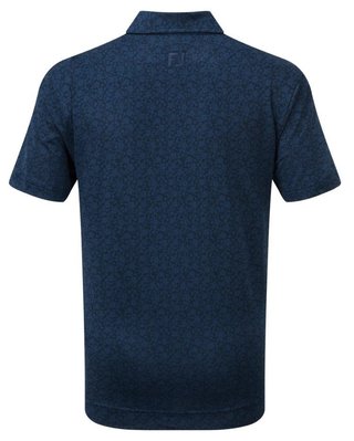 FootJoy Painted Floral Lisle detské polo, navy
