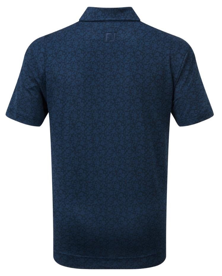 FootJoy Painted Floral Lisle detské polo, navy