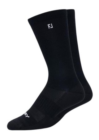 FootJoy ProDry Lightweight Crew pánske ponožky, čierne, EU 39-46