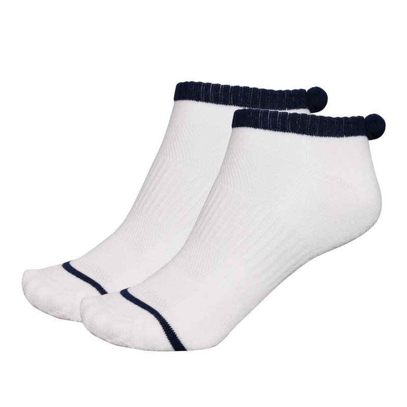 FootJoy ProDry Pom-Pom dámske ponožky, biele