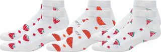 FootJoy ComfortSof Sportlet Fruit dámske ponožky, jahoda/pomaranč/melón, UK 4-7 (3pairs)