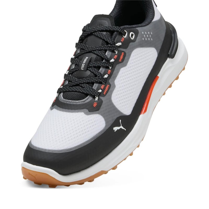 Puma Ignite Elevate X pánske golfové topánky, biele