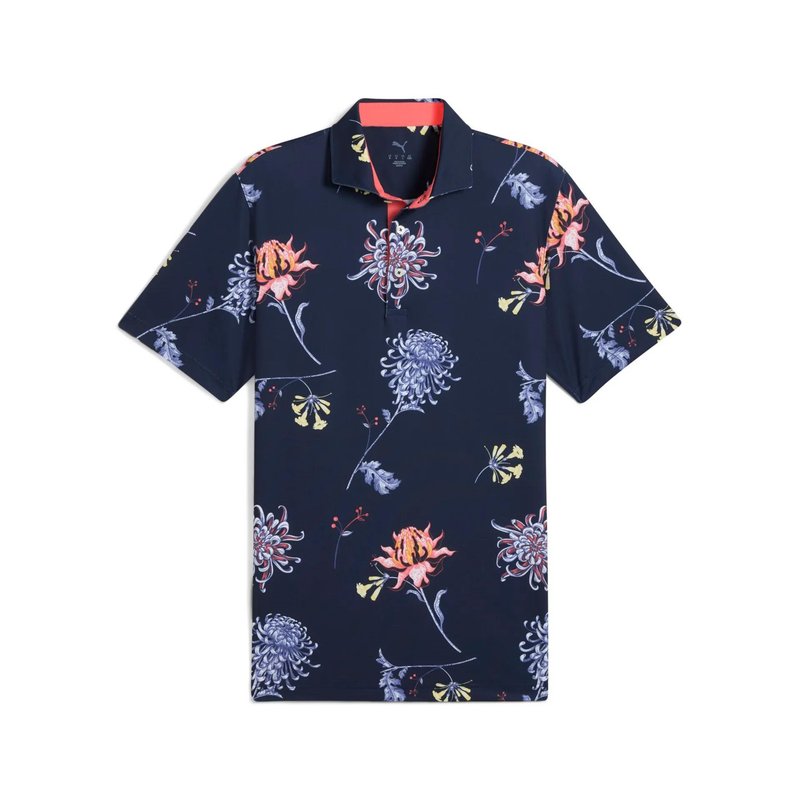Puma Mattr Dahlia pánske polo, deep navy/blue horizon