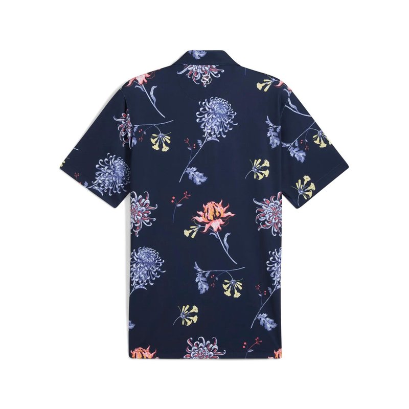 Puma Mattr Dahlia pánske polo, deep navy/blue horizon