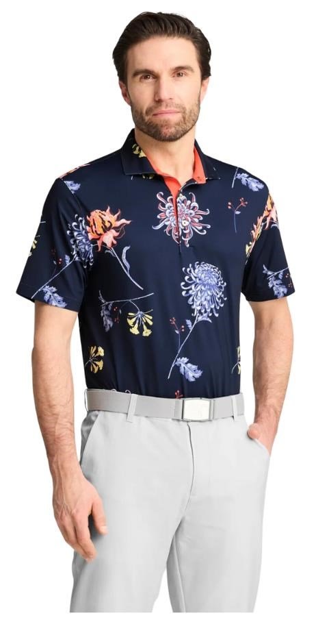 Puma Mattr Dahlia pánske polo, deep navy/blue horizon