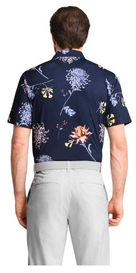 Puma Mattr Dahlia pánske polo, deep navy/blue horizon
