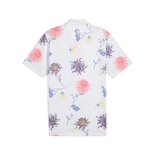 Puma Mattr Dahlia pánske polo, white glow/peach frost