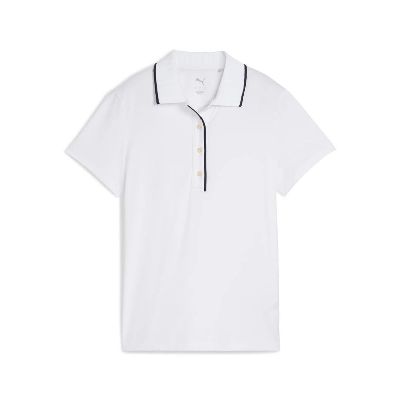 Puma Cloudspun Bridges dámske polo, white glow