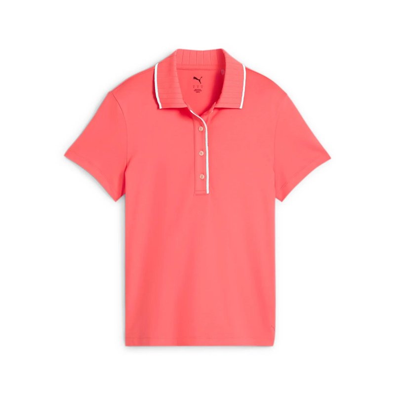 Puma Cloudspun Bridges dámske polo, peach frost