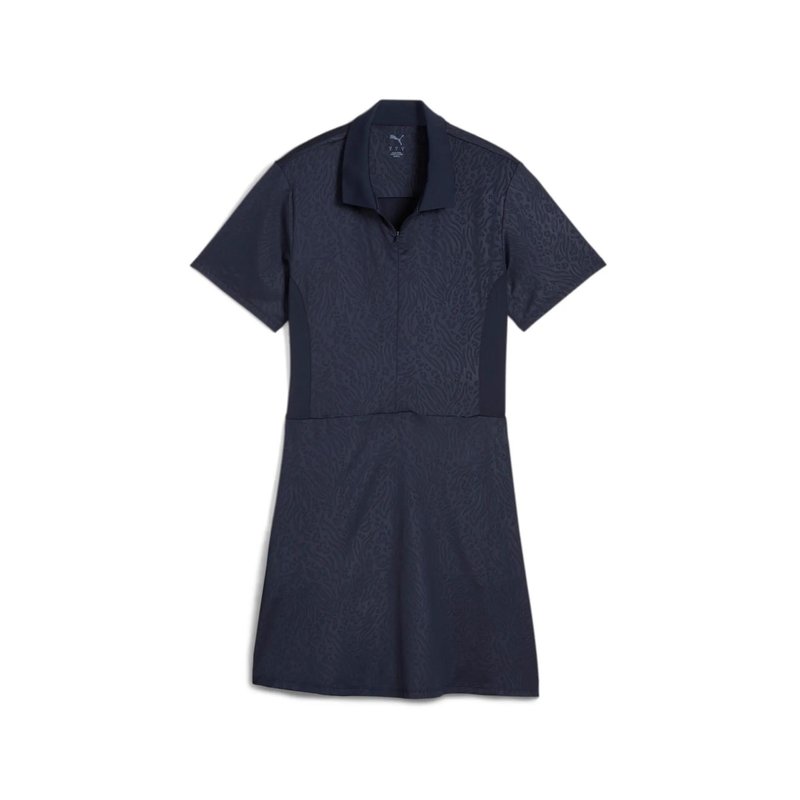 Puma Kassidy Animal Deboss dámske šaty, deep navy