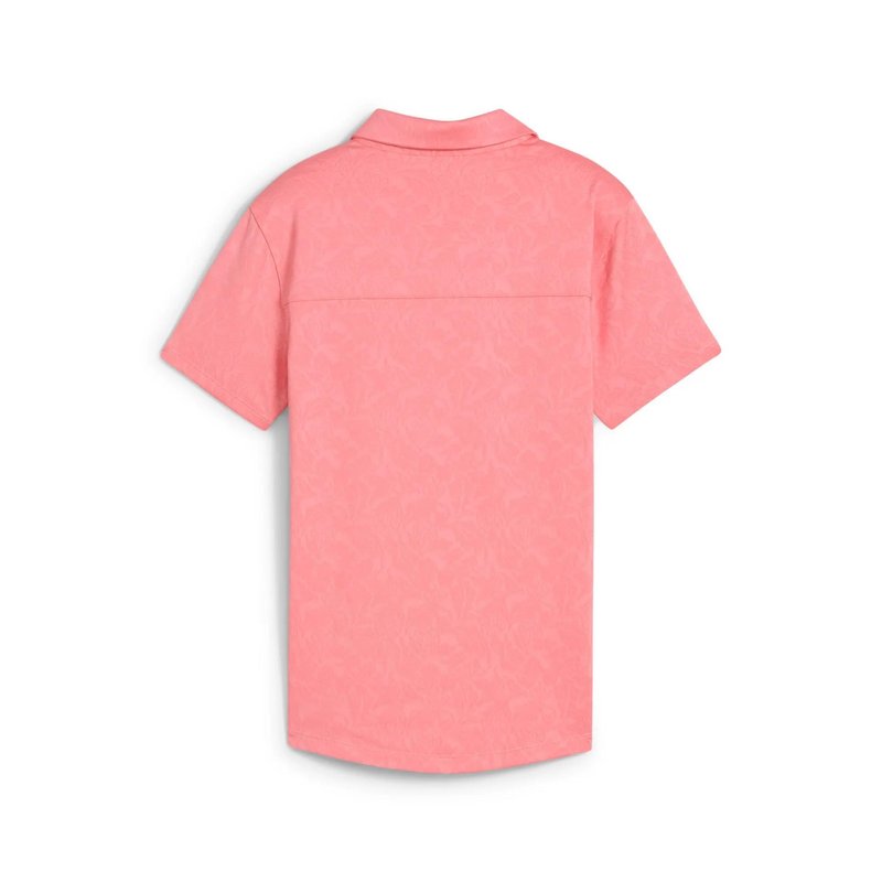Puma MATTR Lianas Jacquard dámske polo, peach frost