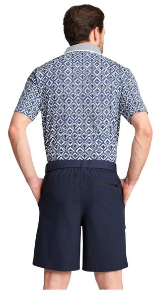 Puma X PTC Tile pánske polo, white glow/deep navy
