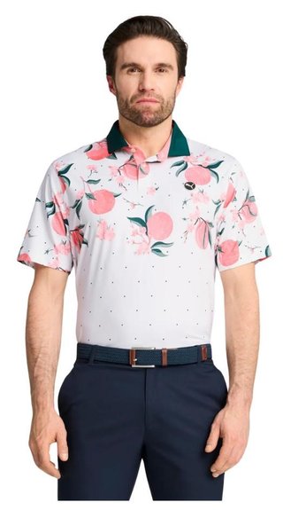 Puma MATTR Freshly Picked pánske polo, glow/pink fruit