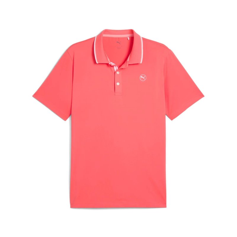 Puma Mattr Elevated Solid pánske polo, peach frost