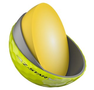 Srixon Z-STAR golfové loptičky, žlté