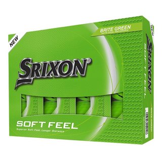Srixon Soft Feel Brite golfové loptičky, zelené