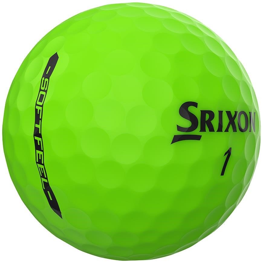 Srixon Soft Feel Brite golfové loptičky, zelené