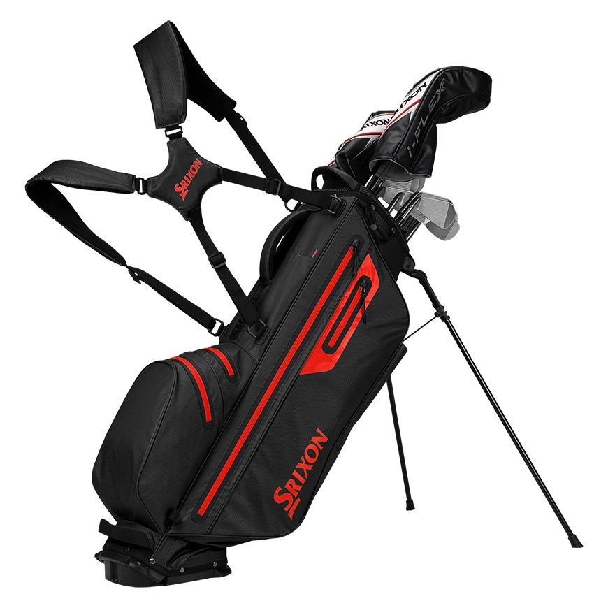 Srixon Waterproof stand bag, čierno/červený