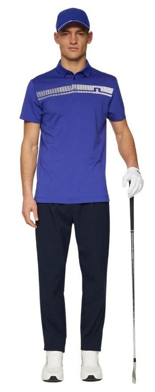 J.Lindeberg Klas pánske polo, clematis blue