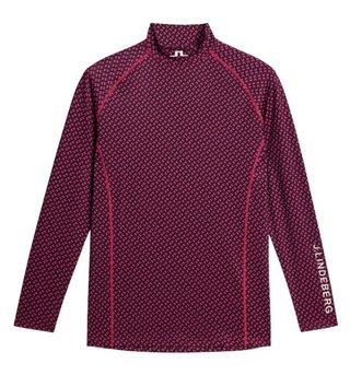 J.Lindeberg Ello Compression Print pánský top, tour geo navy