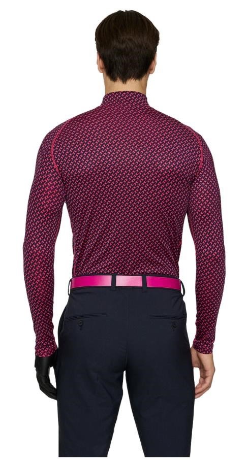 J.Lindeberg Ello Compression Print pánský top, tour geo navy